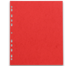 Intercalaires neutres A4+ 6 positions carte lustree 225g assorti
