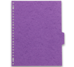 Intercalaires neutres a4+ 6 positions carte lustree 5/10 assorti