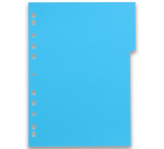 Intercalaires neutres a4 12 positions carte forte 225g assorti