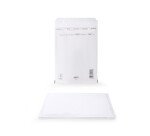 Paquet 5 pochettes Oxford 180x265 kraft blanc auto adhesive matelassées