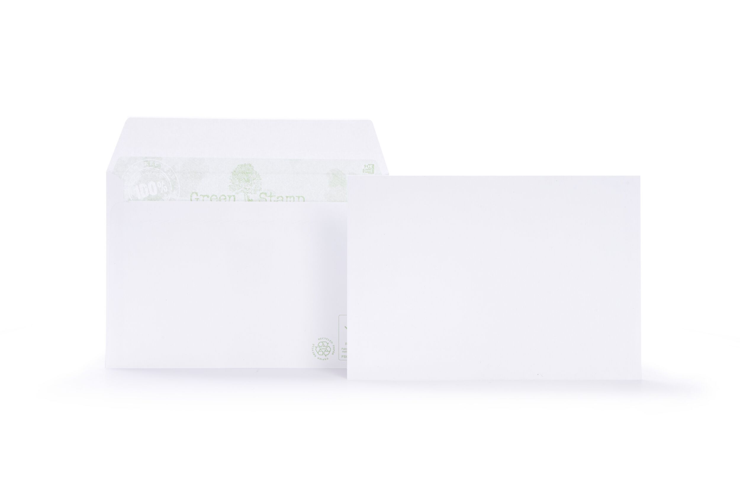 Lot de 20 enveloppes Oxford 114x162 auto adhesive recycle -blanc