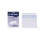 Paquet de 100 enveloppes 114x162 blanc 80g bong