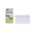 Enveloppe Oxford 110x220 x50 autocollante blanche