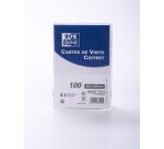 Carte de visite Oxford 82x128 x100 en boite
