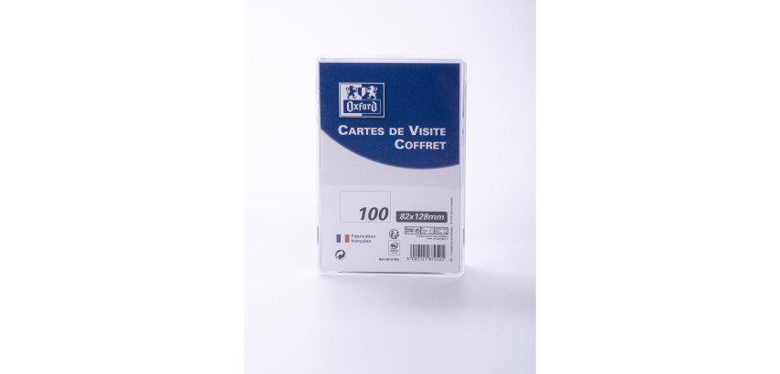 Carte De Visite Oxford 82X128 X100 en boite