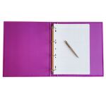 Classeur 4 anneaux cartonné Elba School Life A4 maxi - Dos 4 cm couleurs assorties aléatoires