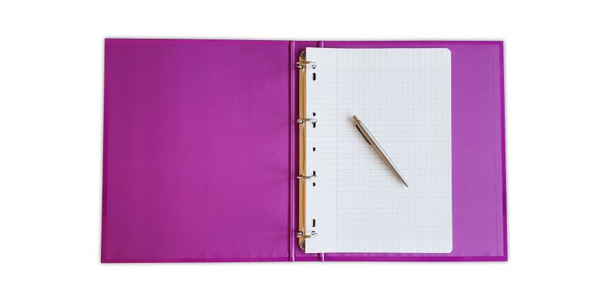 Classeur 4 anneaux cartonné Elba School Life A4 maxi - Dos 4 cm couleurs assorties aléatoires