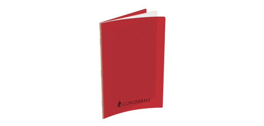 Cahier Conquerant 7 Agrafe 210X297 192P 70G Seyes Polypro