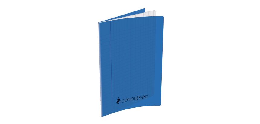 Cahier Conquerant 7 Agrafe 170X220 192P 70G Seyes Polypro