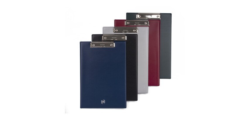 Porte Bloc Oxford A4 Simple Pince En Haut Pvc Assorti