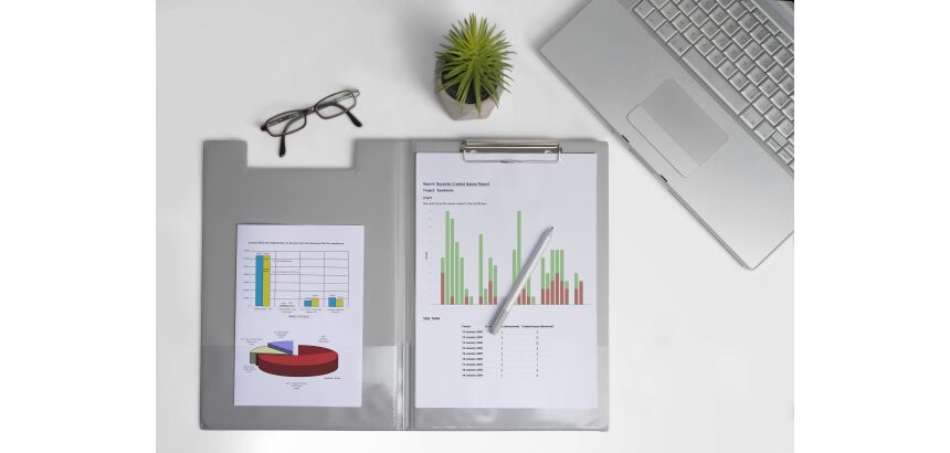 Porte bloc Oxford a4 double pince en haut pvc assorti