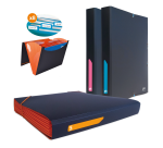 Trieur a soufflet Oxford for student a4 8positions polypro opaque assorti