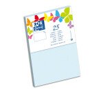 Carte de visite Oxford 100x150 x25 bleu ciel