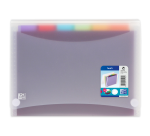 Trieur extensible Oxford tahiti a4 6positions polypro translucide 8/10ème incolore