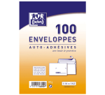 Paquet D'EnveloPPes Oxford 114X162 X100 Autocollante La Poste