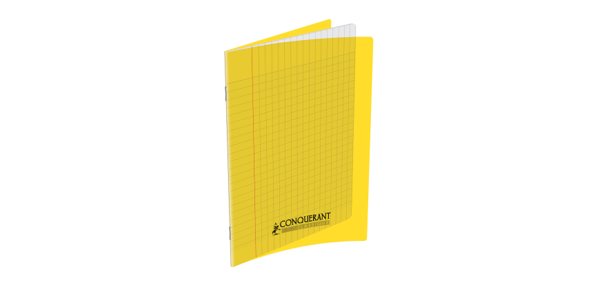 Cahier Conquerant Classique Agrafe 170X220 60P 90G Seyes Polypro