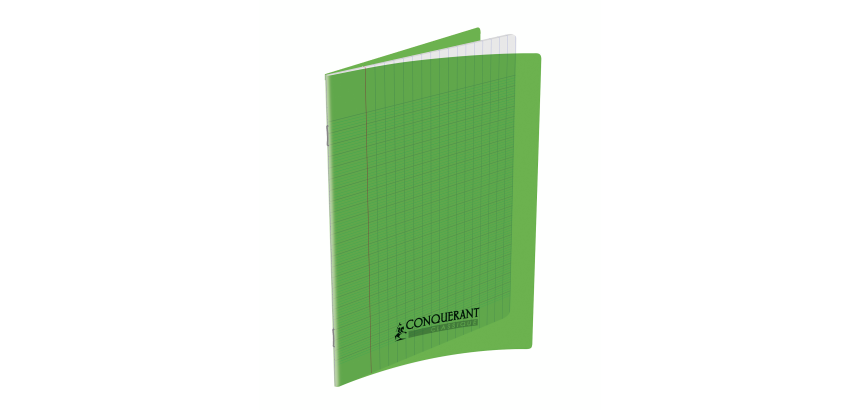 Cahier Conquerant Classique Agrafe 170X220 60P 90G Seyes Polypro