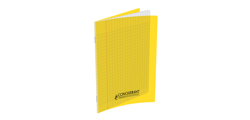 Cahier Conquerant Classique Agrafe 170X220 32P 90G Seyes Polypro