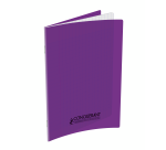 Cahier Conquerant classique agrafe 170x220 32p 90g seyes polypro violet