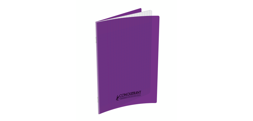 Cahier Conquerant Classique Agrafe 170X220 32P 90G Seyes Polypro