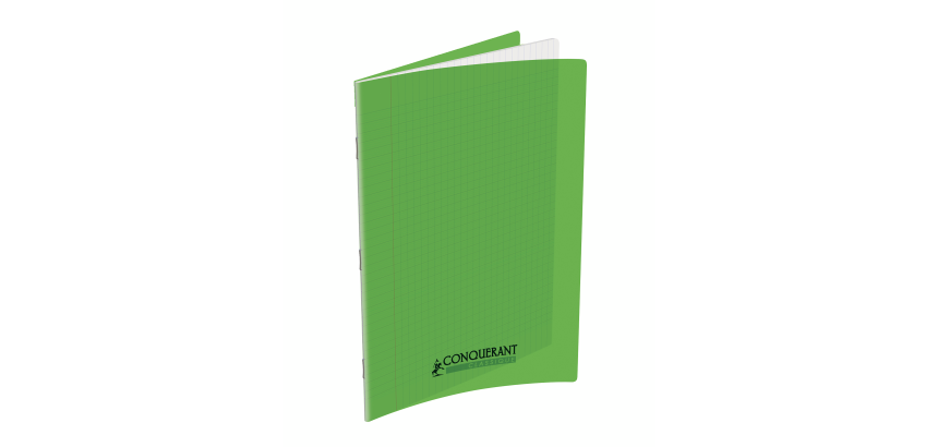 Cahier Conquerant Classique Agrafe 210X297 48P 90G Seyes Polypro