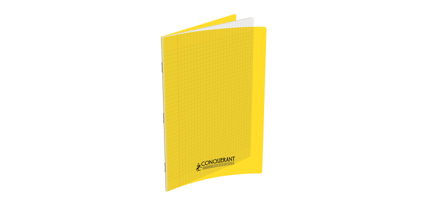 Cahier Conquerant Classique Agrafe 210X297 48P 90G Seyes Polypro