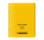 Cahier A Rabat Conquerant Classique Agrafe 170X220 48P 90G Seyes Polypro