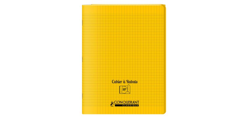 Cahier A Rabat Conquerant Classique Agrafe 240X320 48P 90G Seyes Polypro