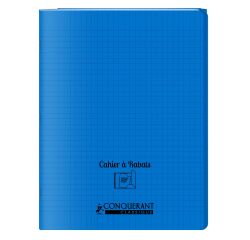 Cahier A Rabat Conquerant Classique Agrafe 240X320 48P 90G Seyes Polypro