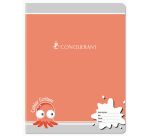 Cahier Conquerant 7 Agrafe 170X220 32P 70G Double Ligne 2/8 Assorti