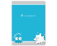 Cahier Conquerant 7 Agrafe 170X220 32P 70G Seyes 3Mm Assorti