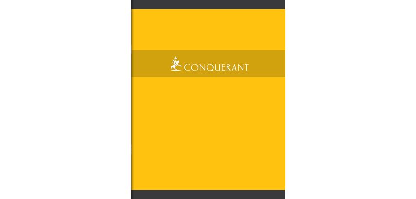 Cahier Conquerant 7 Agrafe 170X220 32P 70G Seyes Assorti