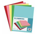 Chemise Noname 240x320 x10 160g assorti couleurs vives