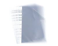 boite de 100 Pochettes perforées Oxford A4 polypro lisse 5/10ème incolore