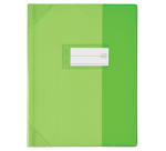 Protege-cah Oxford strong line 17x22 sans marque page pvc150 translucide vert