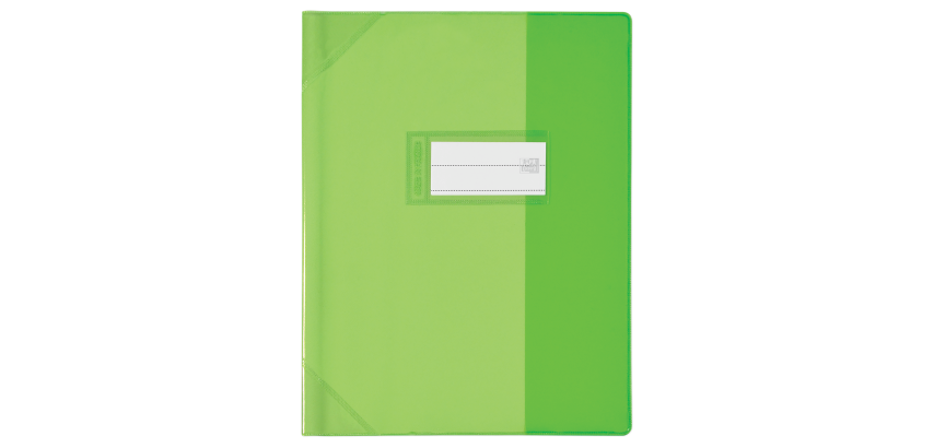 Protege-Cah Oxford Strong Line 17X22 Sans Marque Page Pvc150 Translucide Vert