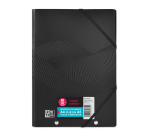 Protège-documents Oxford osmose A4 plié en A5 10 pochettes polypro noir