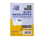 Bloc D EnveloPPe Oxford 114X162 X50 Auto Adhesive Precasee Ouv Facile Invio