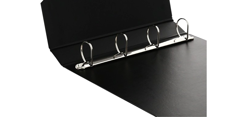 Classeur a3 it dos de 44 4 anneaux pvc noir