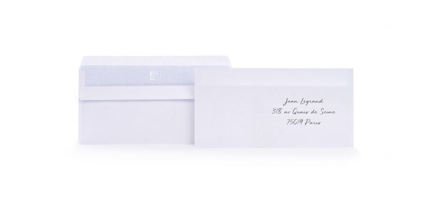 EnveloPPe Oxford 110X220 X50 Autocollante Blanche