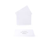 Paquet De 15 Cartes De Visite + 15 EnveloPPes 114X162 Oxford