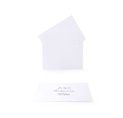 Paquet De 15 Cartes De Visite + 15 EnveloPPes 114X162 Oxford