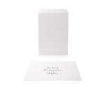 Pochette sans marque 229x324 90g kraft blanc auto adhesive