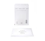 Paquet 5 pochettes Oxford 150x215 kraft blanc auto adhesive matelassées