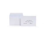 Paquet de 100 enveloppes 114x162 blanc 80g bong