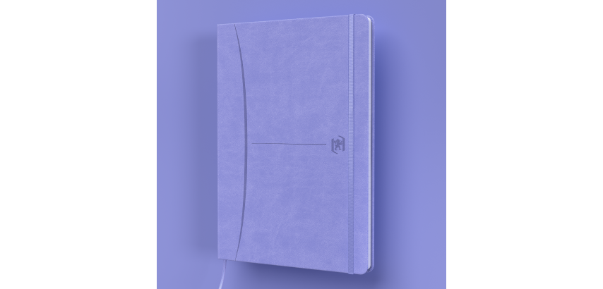 Cahier Oxford Signature Brochure Rembordee 148X210 160P Optik P. Ligne 6Mm+Tag 5 Assorti Pastel