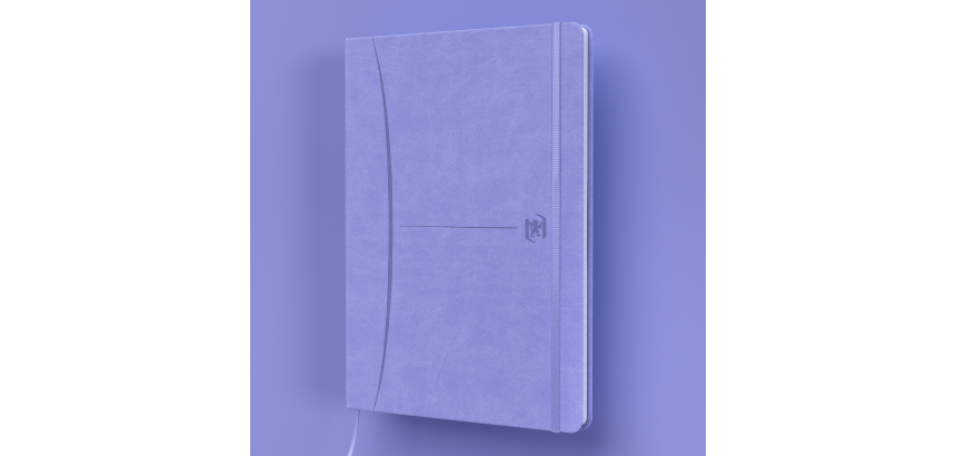 Cahier Oxford Signature Brochure Rembordee 148X210 160P Optik P. Ligne 6Mm+Tag 5 Assorti Pastel