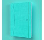 Cahier Oxford Signature Brochure Rembordee 148X210 160P Optik P. Ligne 6Mm+Tag 5 Assorti Pastel