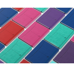 Cahier Oxford Signature Brochure Rembordee 185X250 160P Optik P. Q5/5+Tag Assorti