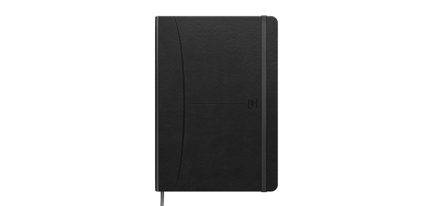 Carnet broché Oxford Signature 14,8 x 21 cm ligné 6 mm 160 pages